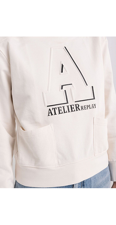 ATELIER コットンスウェットシャツ 詳細画像